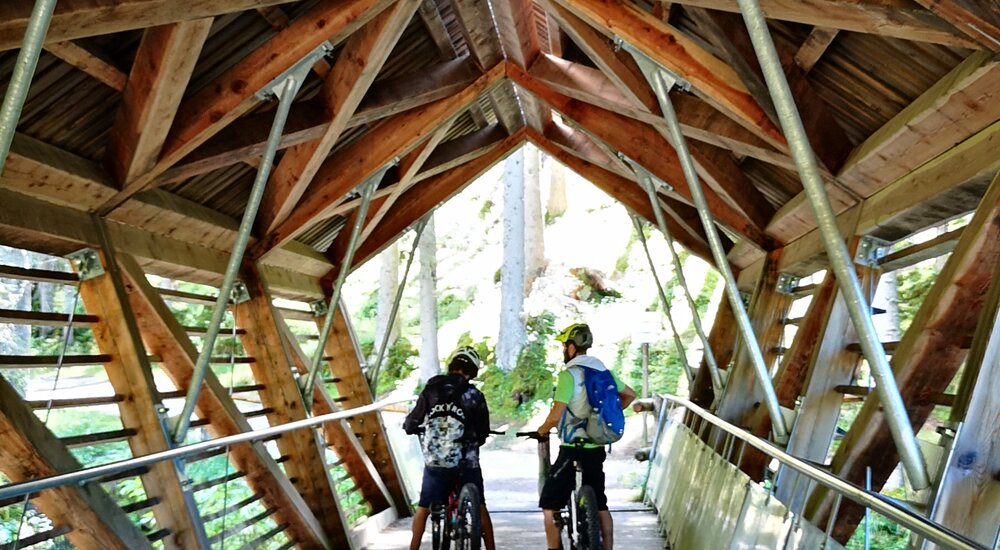 Pedalando nel parco naturale di Paneveggio e sulla catena del Latemar